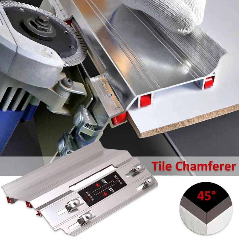 Ceramic Tile Chamferer 45 Degree Angle Cutting Machine Support Tilingedge Grinding Seat Accessorie Tile Grinding Edge Power Tool