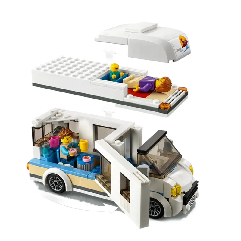 [100% оригинал] LEGO®Городские великолепные автомобили 60283 праздничный жилой фургон