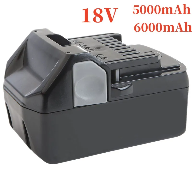 

18V 6,0 Ah Lithium-ion Akku-bohrschrauber Werkzeug akku für Hitachi/Hikoki BCL1815 EBM1830 BSL1840 BSL1850 batterie