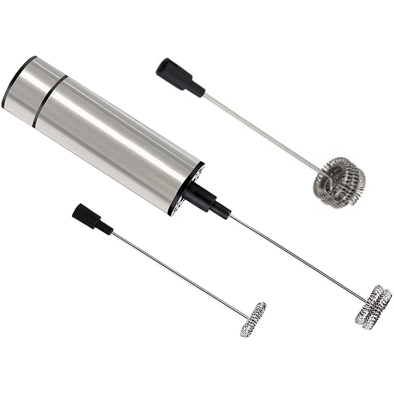 

HAEGER Electric Milk Frother Coffee Cappuccino Foamer Maker 3Pcs Stainless Steel Whisk Kitchen Handheld Egg Beater Drinks Mixer