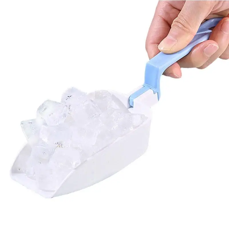 

Ice Scoop For Ice Machine Multifunctional Frosted Shovel Scoop Long Handle Space Saving Portable Ice Refrigerator Foldable Scoop