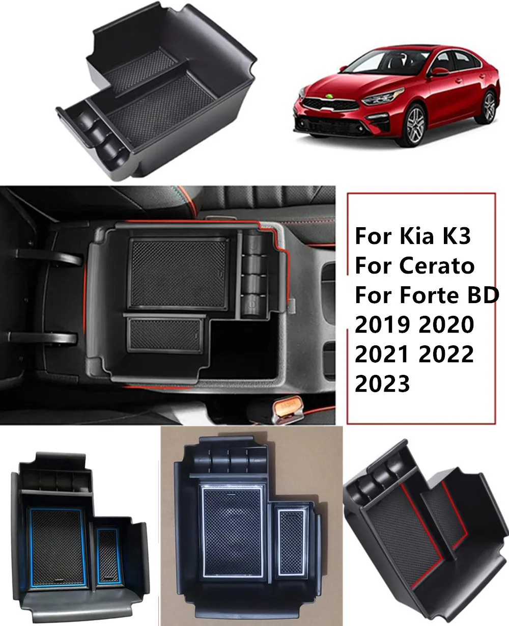 

Center Console Organizer For Kia K3 Cerato Forte BD 2019 2020 2021 2022 2023 Auto Interior Accessories Gear Shift Tray Organizer