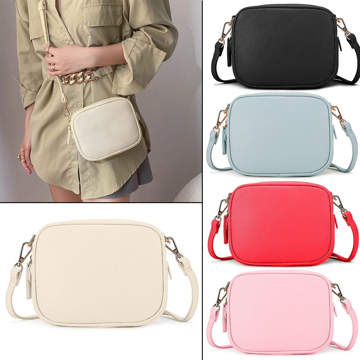 Women Leather Handbags Fashion Luxury Brand Small Shoulder Bags High Quality Soft Female Messenger Bag Sac Drop Shipping