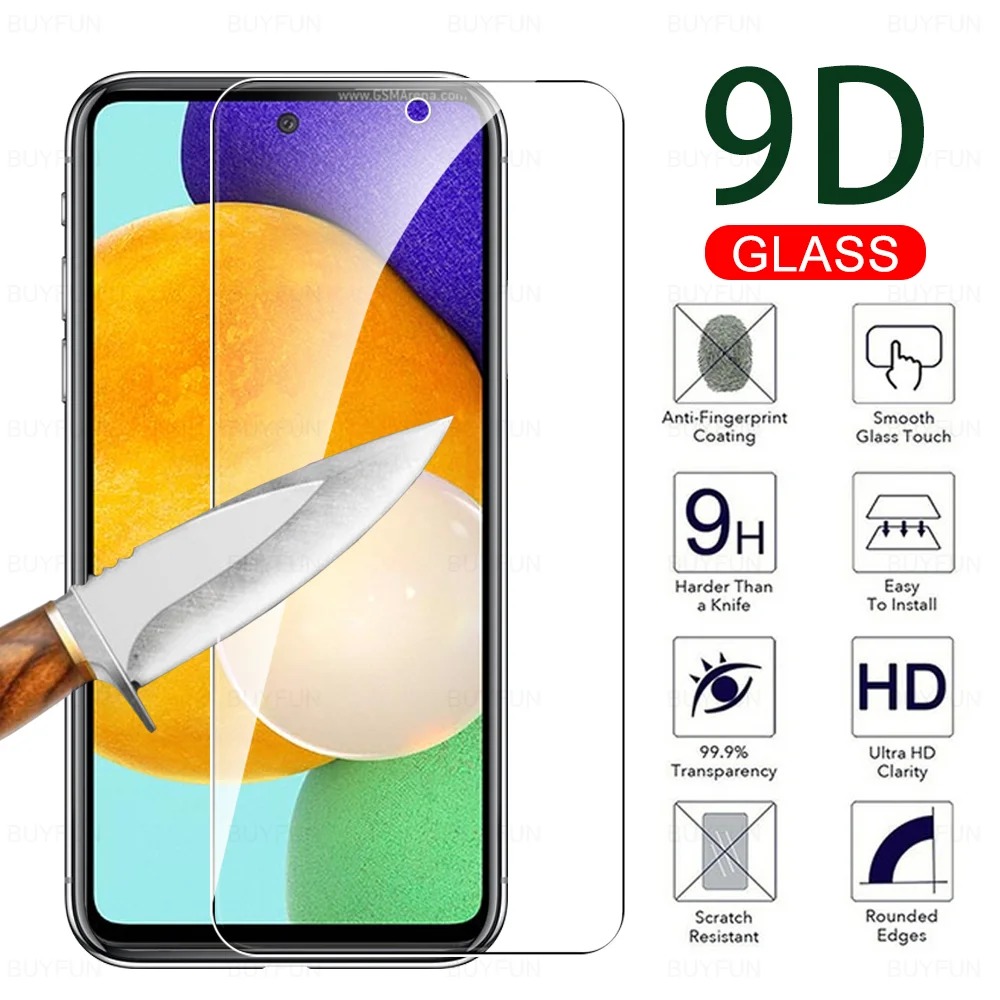

1 шт. закаленное стекло для Samsung Galaxy A52 4G Защита экрана для A52 5G A52S A12 A22 A22S A32 полное покрытие Защитная пленка для телефона