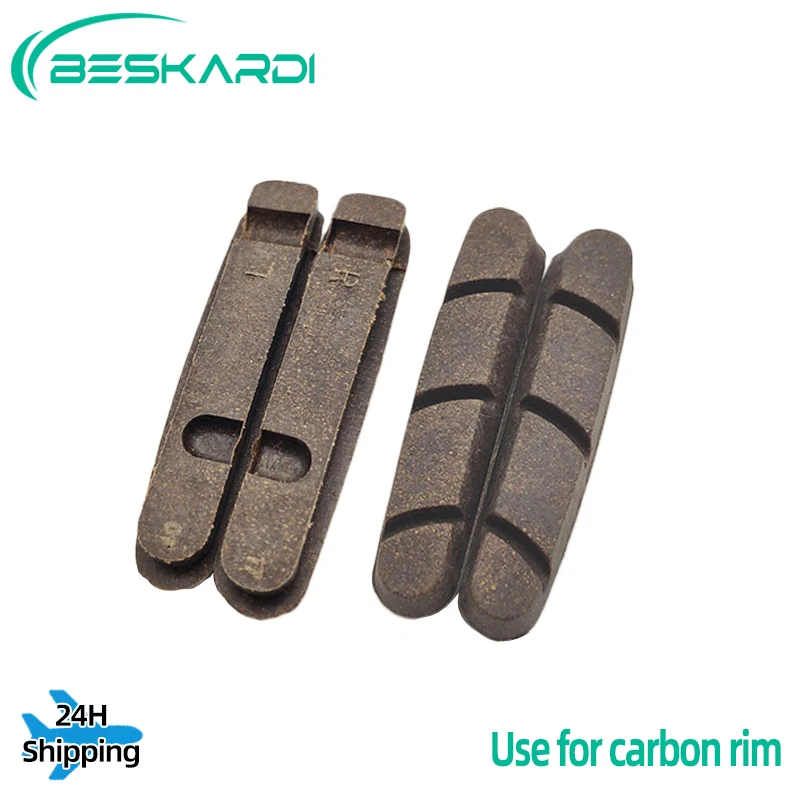 Carbon Rim Brake Pad Cork Wood Block Shoes C V Mtb Bmx Folding Bike Wheel Parts Dura Design For Shimano