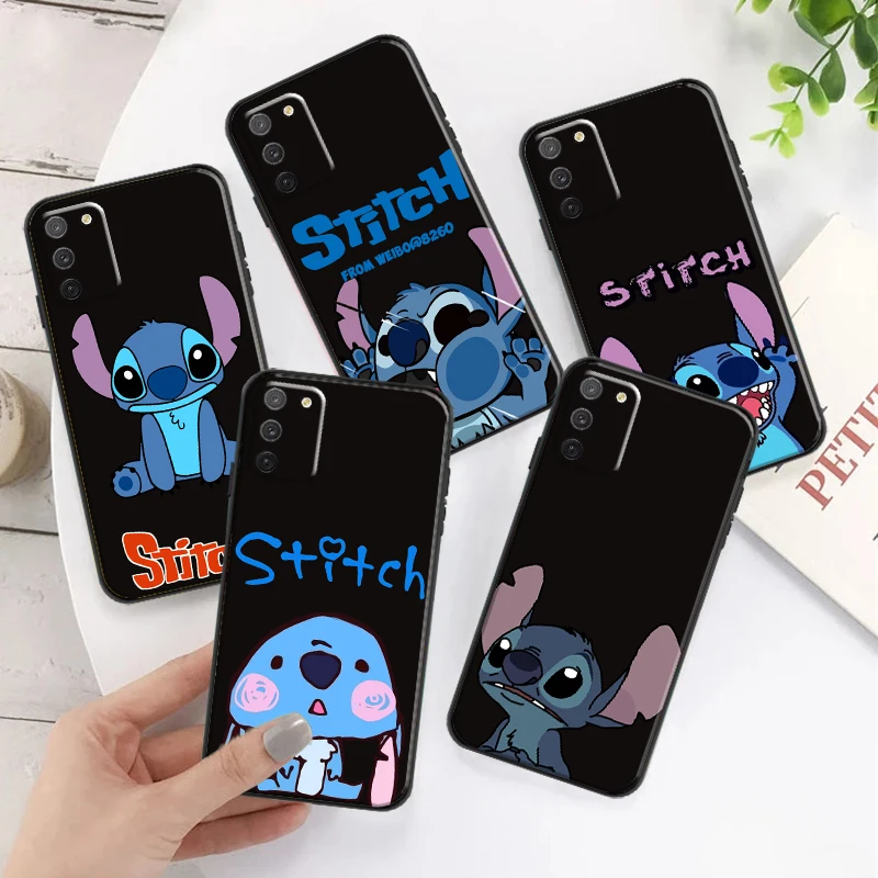 

Cute Cartoon-stitch- Phone Case For Samsung Galaxy S10 Lite Carcasa Coque Silicone Cover Funda Back Soft TPU Black