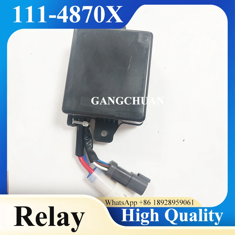 111-4870x 1114870 Реле таймера 111-4870X для деталей экскаватора Caterpillar 320B L 322B 345B II 325B 311B