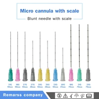 20pcs free shipping premium micro cannula injectible blunt tip needle cannulas 18g 21g22g25g30g for filler neddle new disposable