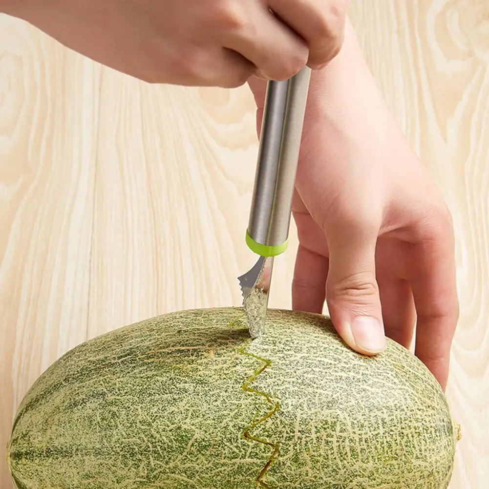 

3Pcs/Set Useful Labor-saving Compact Fruit Carving Tools Watermelon Slicer Stainless Steel Smooth