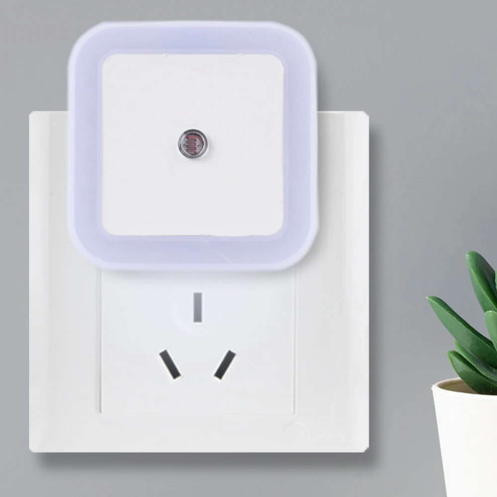 Светодиодные ночные светильники с датчиком Заката На рассвет автоматическое