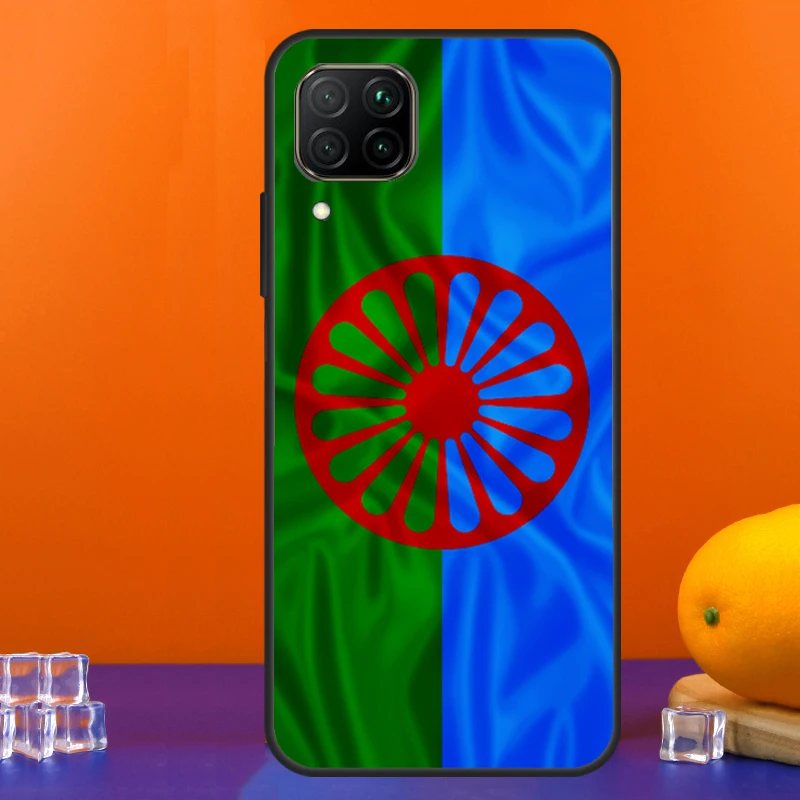 Чехол Gypsy Romani Roma Flag для Huawei Nova 12s 12i 11i 8i 9 10 SE Y91 Y90 Y60 Y70 Y72 Y61 P20 P40 Lite P30 P60 Pro (art.: 3920ccbae700c) - 3920ccbae700c