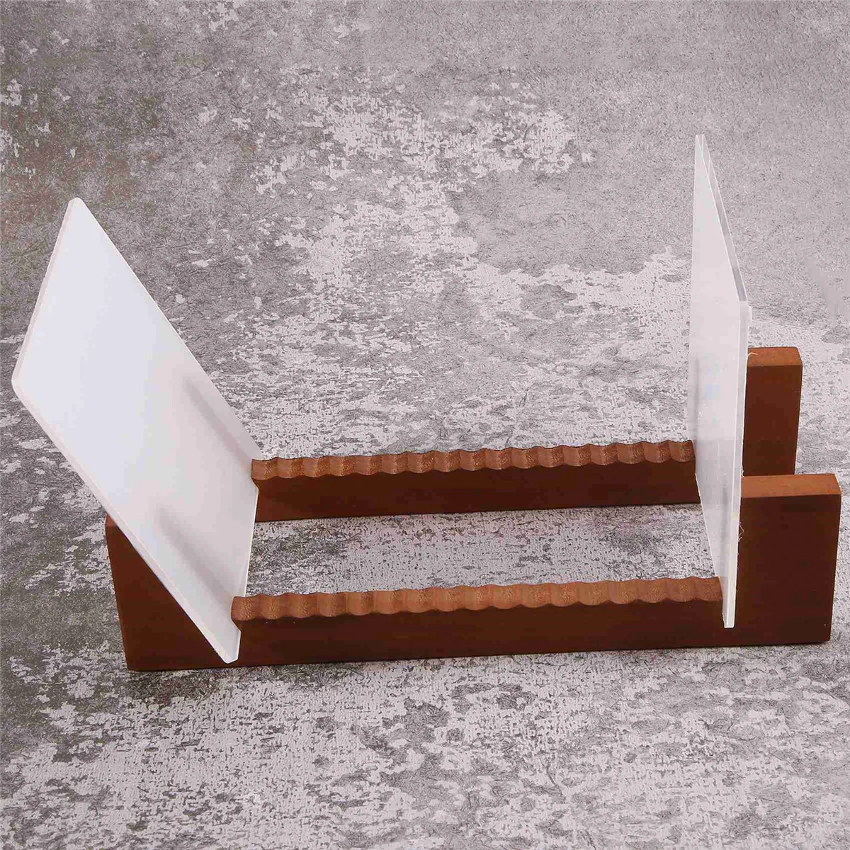 Держатель для хранения виниловых пластинок — акриловые концы показать одиноки и