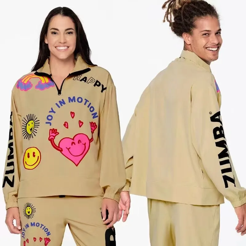 

zumba sports dance men and women quick dry lightweight sun protection jacket jacket