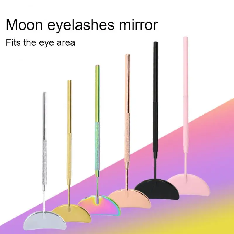 

Checking Eyelash Mirror Stainless Steel Long Handle Mirror For Checking False Eyelash Extension Grafting Tools