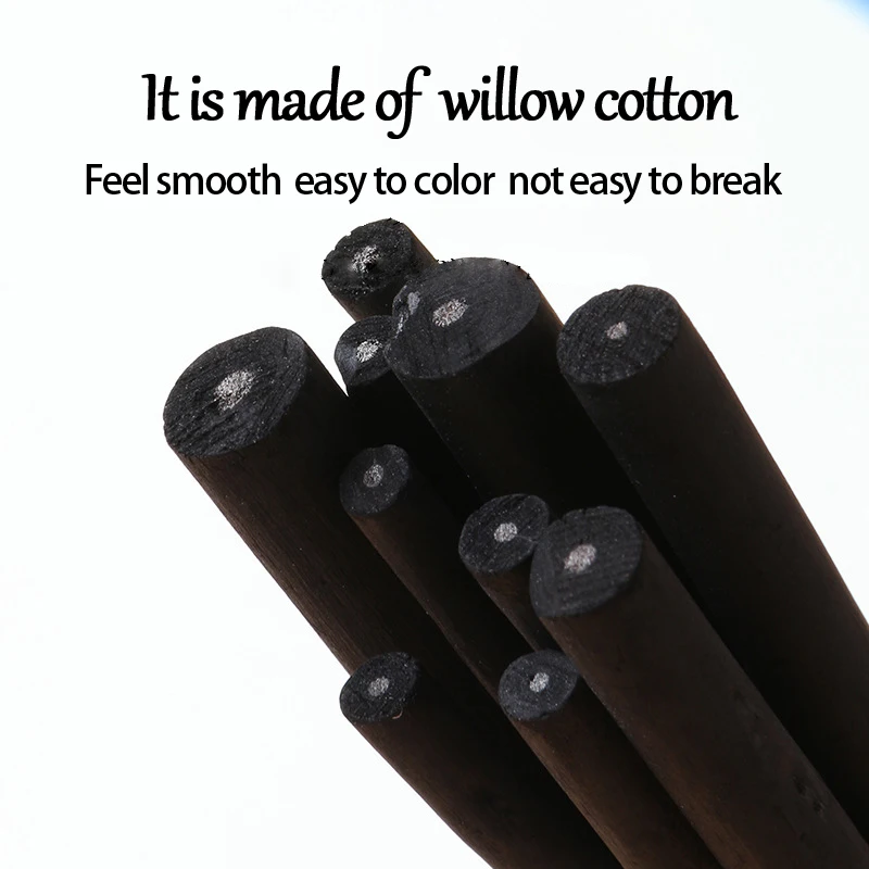 Угольная полоса ивы 10 карбоновый стержень для эскизов угольный инструмент