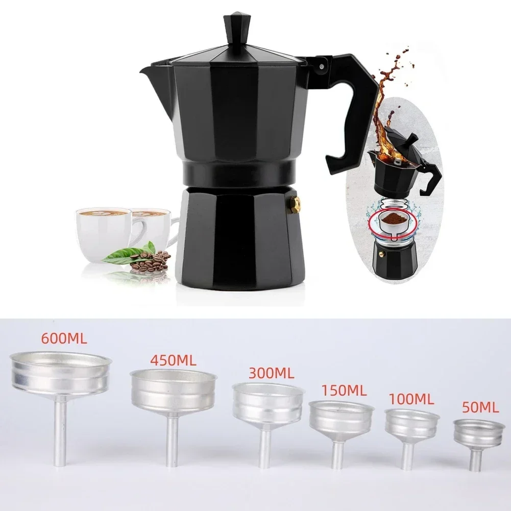 /* Алюминиевая * Moka фильтр-воронка Замена для/*-9эспрессо кофе 1 2 3 6 9 12 чашек