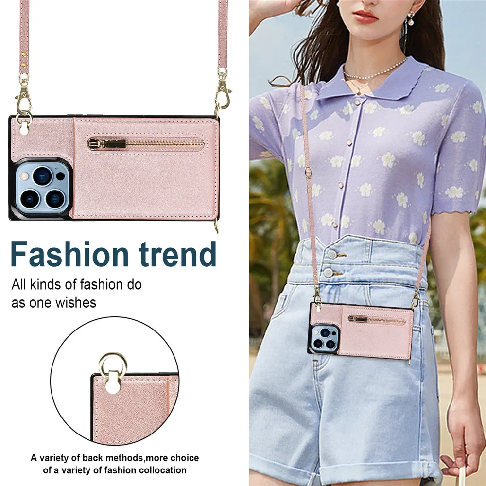 Квадратный чехол на молнии с отделением для карт iPhone 11 12 13 Pro Max 7 Plus SE2020 X XS XR |