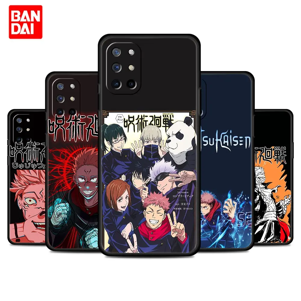 

Jujutsu Kaisen Japan Anime Case for Oneplus 9 10 Pro 8 8T 9R Nord 2 N100 N10 CE N200 5G Matte Black Luxury Korea Cover Silicone