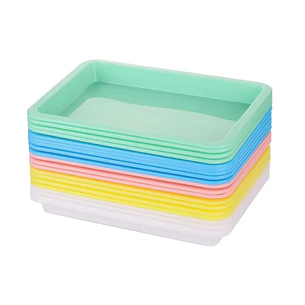 Plastic Portable Small Litter Pan Water Proof Litter Box For Kittens Bunny Cat