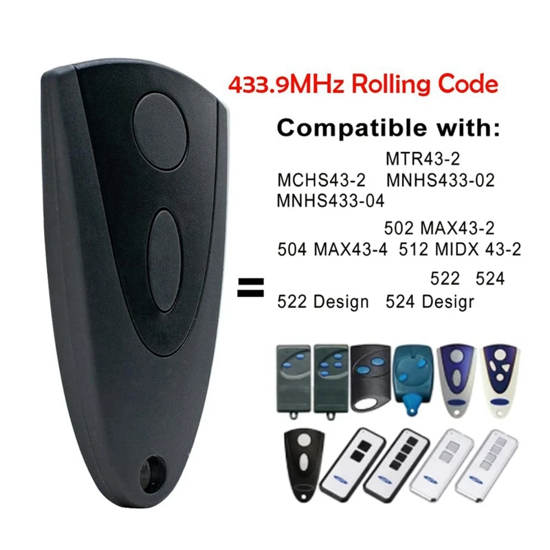 433Mhz клавиатура открывателя гаражных дверей для Novoferm Tormatic Novotron 502 MAX43-2 / 512 MIX43-2