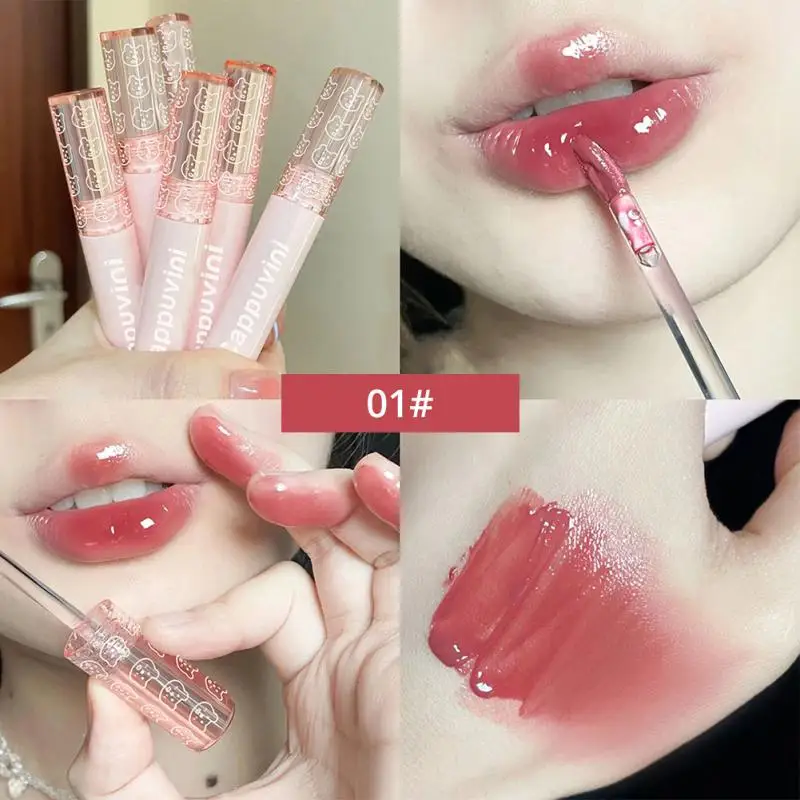 

Colored Lip Gloss Moisturizing Lipstick Long Lasting Waterproof Lips Glaze Cosmetics Make Up For Women Girls Maquillajes