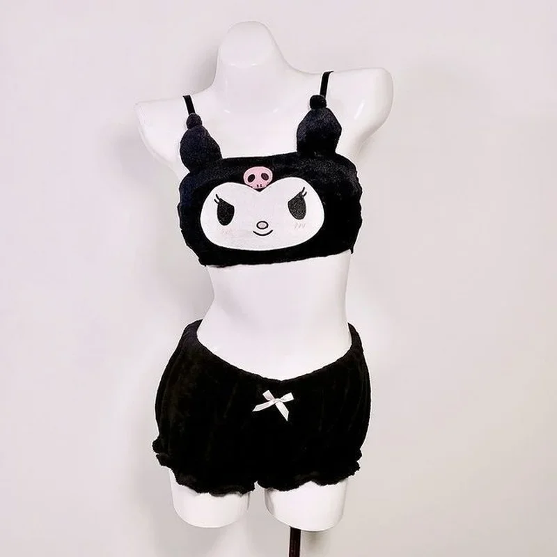 Новый Kuromi мультфильм Kawaii осень зима Mymelody Yugui Dog Cinnamoroll пижамы нижнее белье