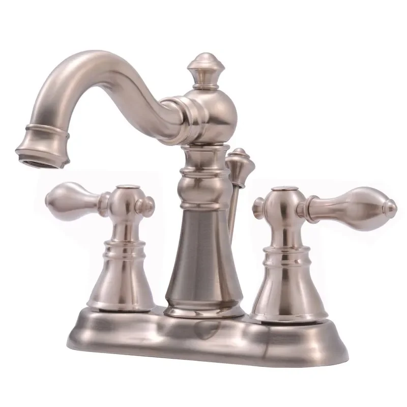 

Fresh Smooth Operated Brushed Nickel 2-Handle Lavatory Faucet with Pop-Up Drain for Safe and Easy Use