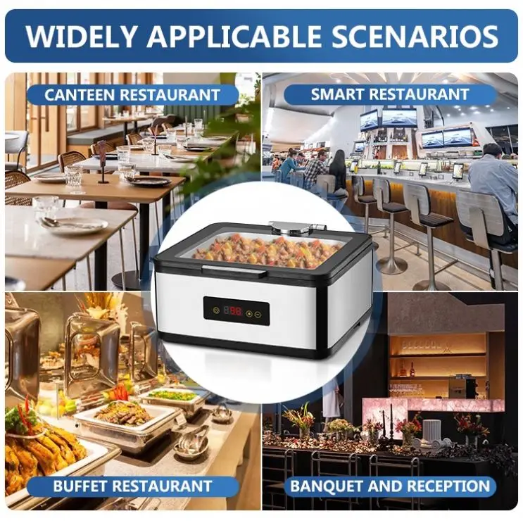 Стиль конкурентоспособной цены шведский стол подогреватель еды серебряный цвет