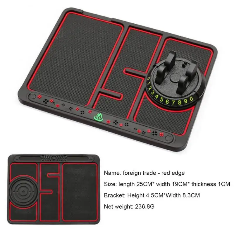 

Dash Phone Mount Sticky Non Slip Holder Creative Auto Phone Silicone Dashboard New Car Pad Mat Anti Slide Multifunctional 2023