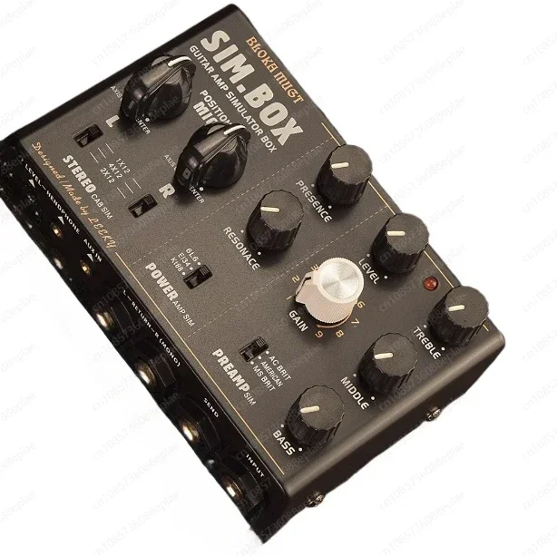 Полная имитация шкафа электрогитары DI box эффектор стомпбокса 3 классических