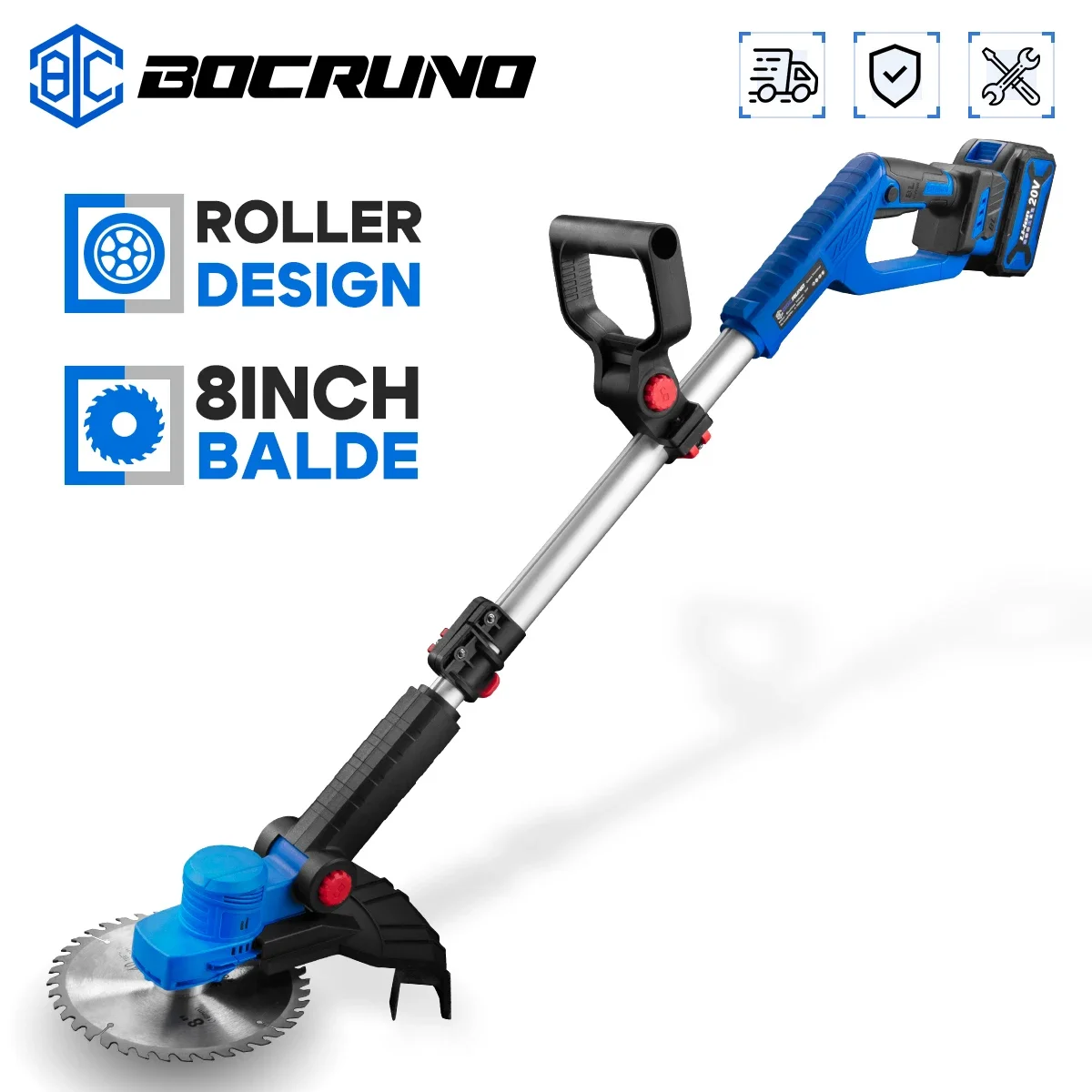 Самая продаваемая портативная электрическая синяя газонокосилка ручная с