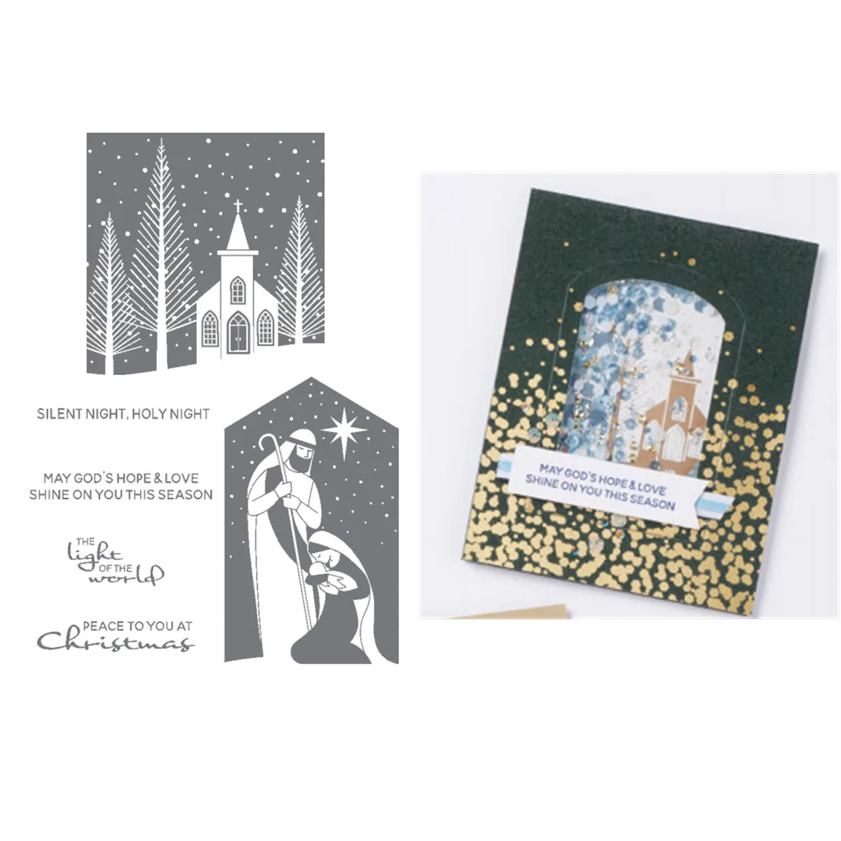 

Western Church Clear Stamps And Cutting Dies For Diy Dies Scrapbooking Paper Card Decoration Craft New Cut Dies Words 2022