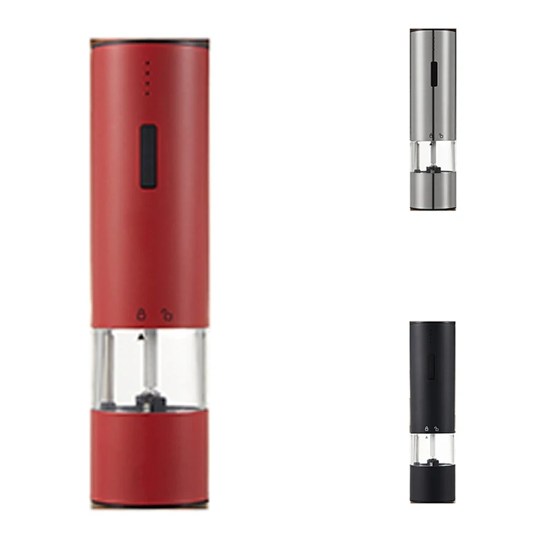 

Stainless Steel Electric Automatic Salt and Pepper Mill Adjustable Grinding Cooking Accessories Kitchen Tools