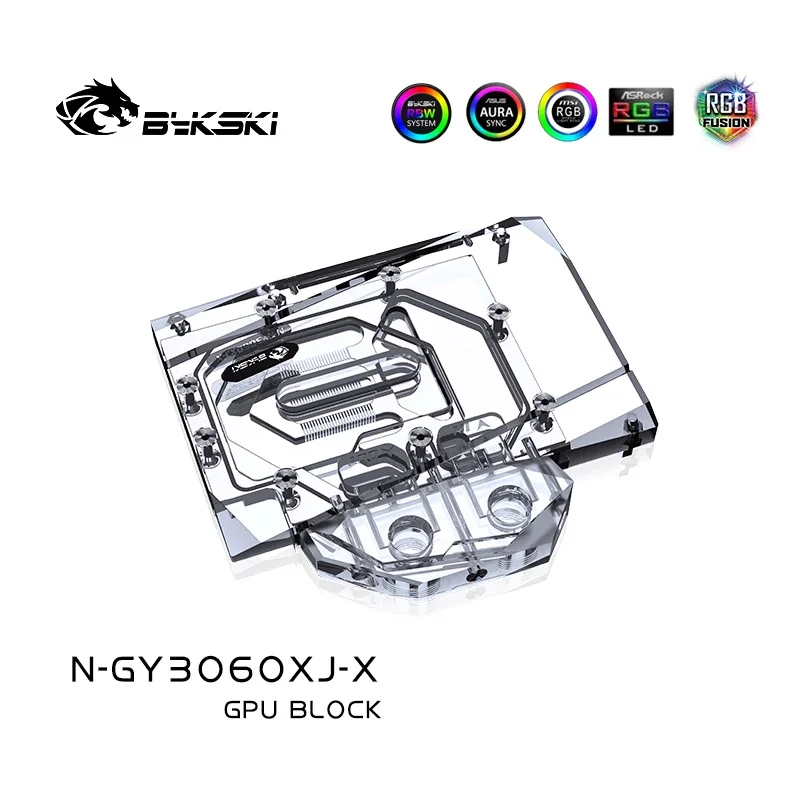Водный блок Bykski N-GY3060XJ-X GPU для Palit RTX 3060 Dual OC