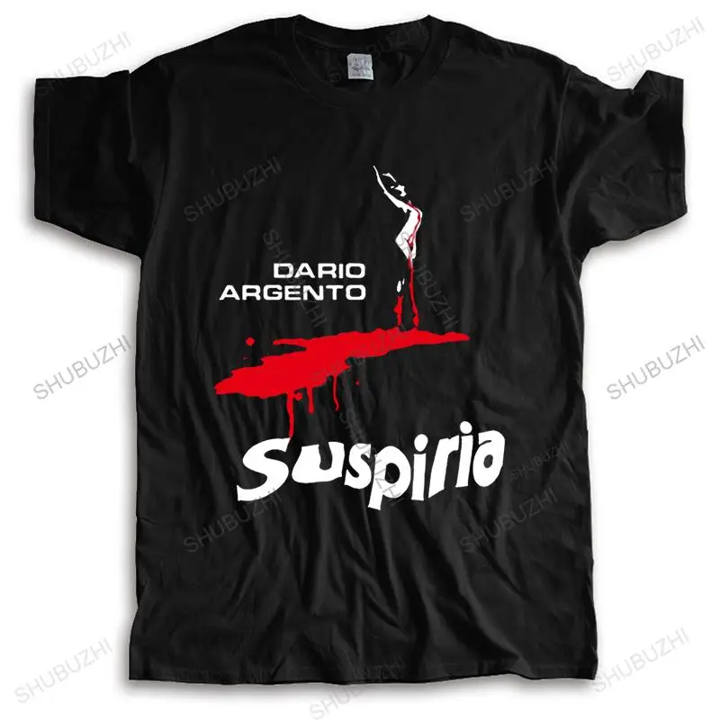 

Male streetwear Tshirt luxury cotton T shirt Brand Clothing Suspiria Dario Argento summer Unisex O-neck Teeshirt Euro Size