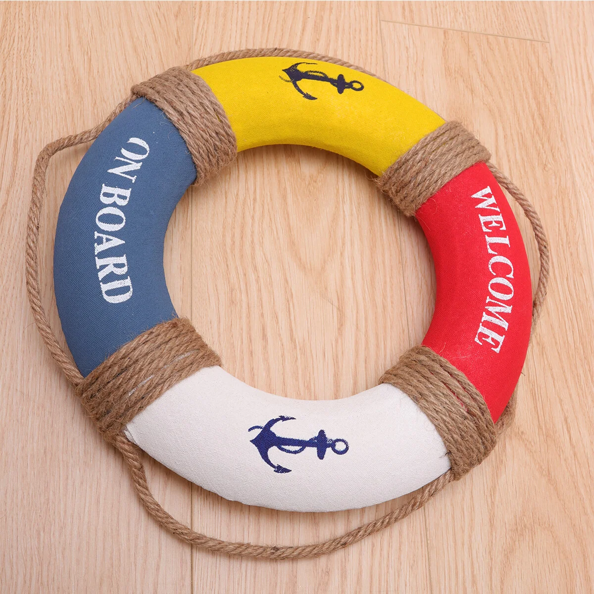 

Nautical Life Ring Buoy Decorative Home Wall Hanging Decoration Ornament 30cm Red Yellow