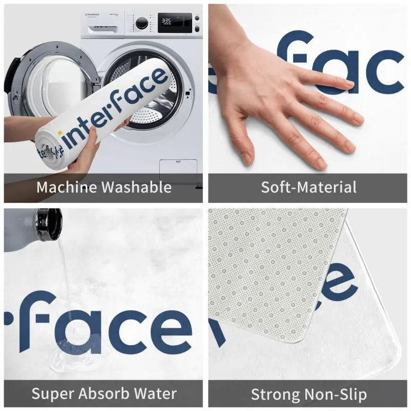 Коврик для двери с пользовательскими интерфейсами противоскользящий коврик