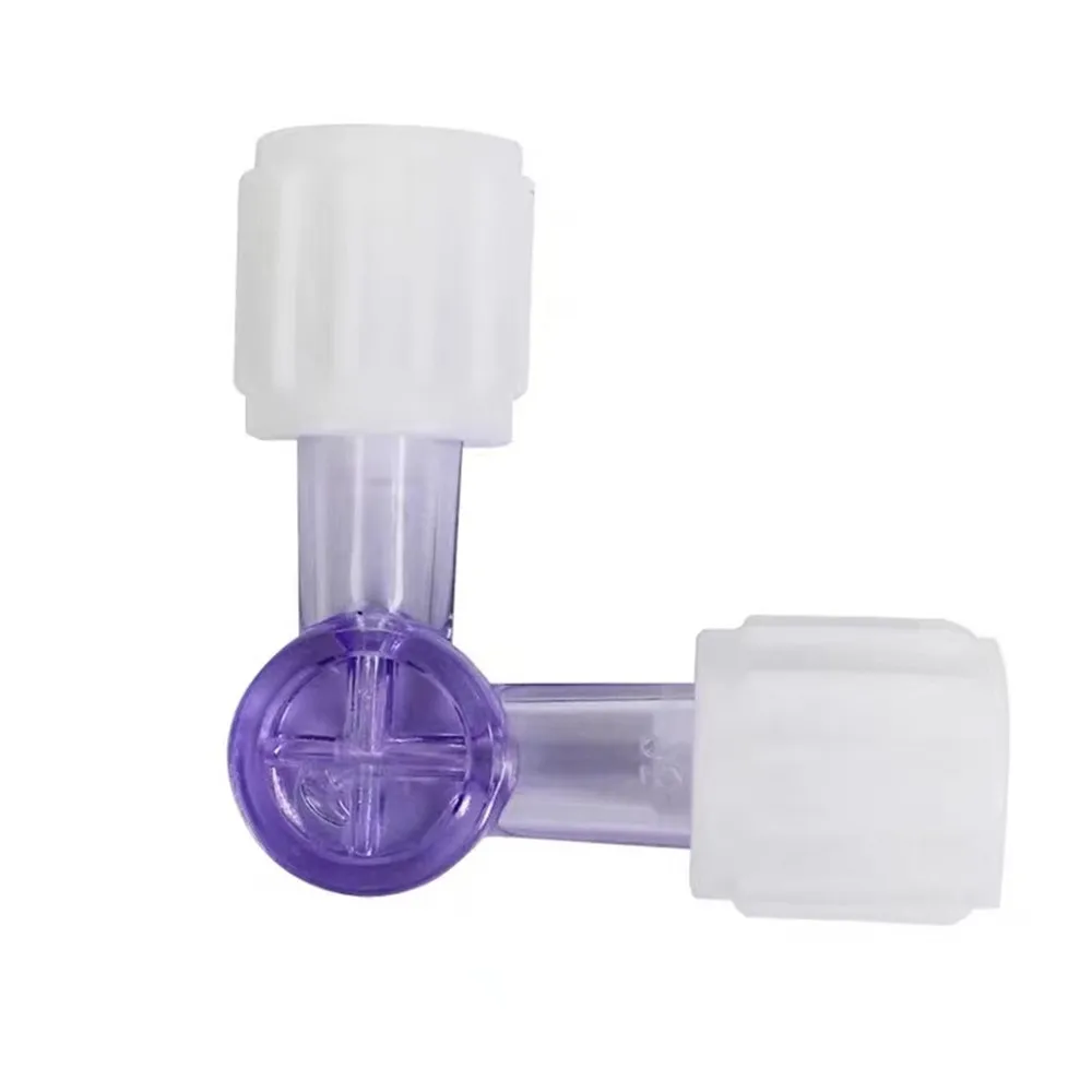 

Disposable Three-way Valve Connector t Tee Medical Disposable Blue Three-way Plug Valve Syringe Adapter Of Drug Dispenser