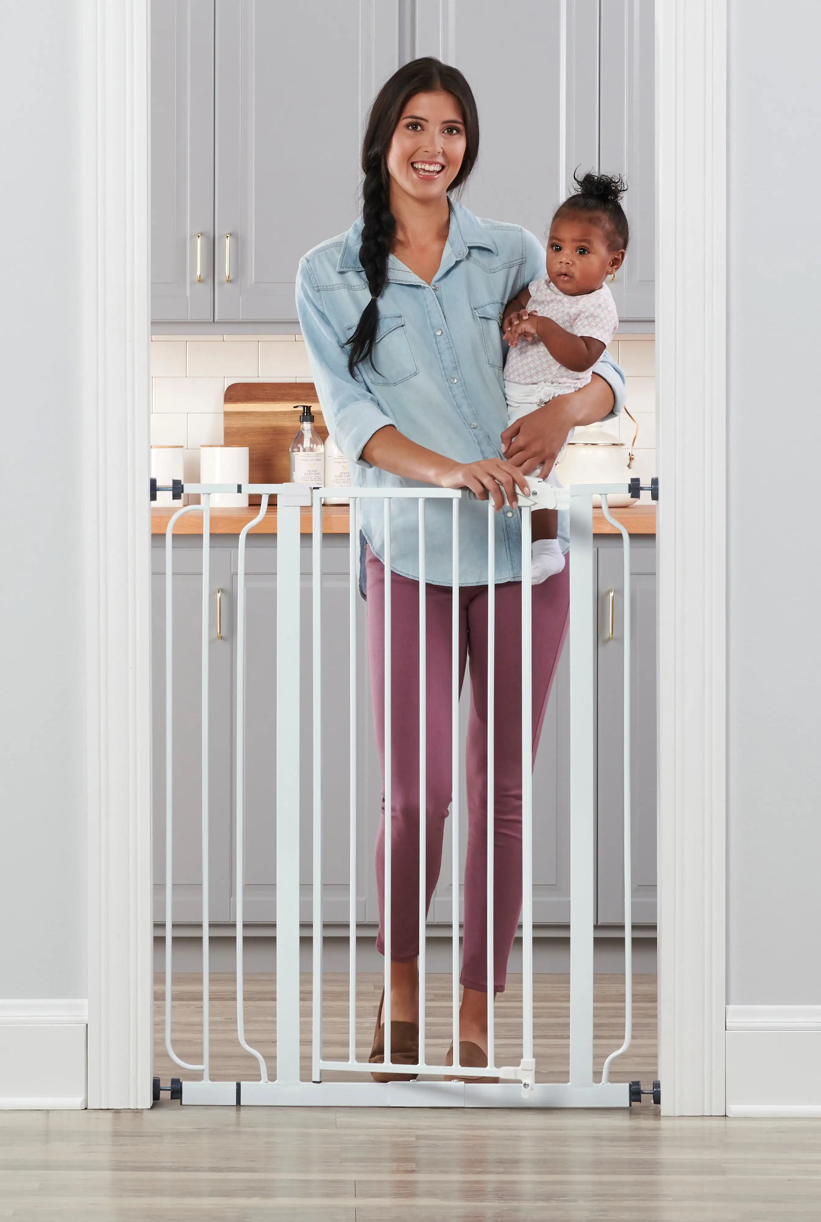 

Easy Step® Extra Tall Walk Thru Baby Safety Gate, 36 in Tall