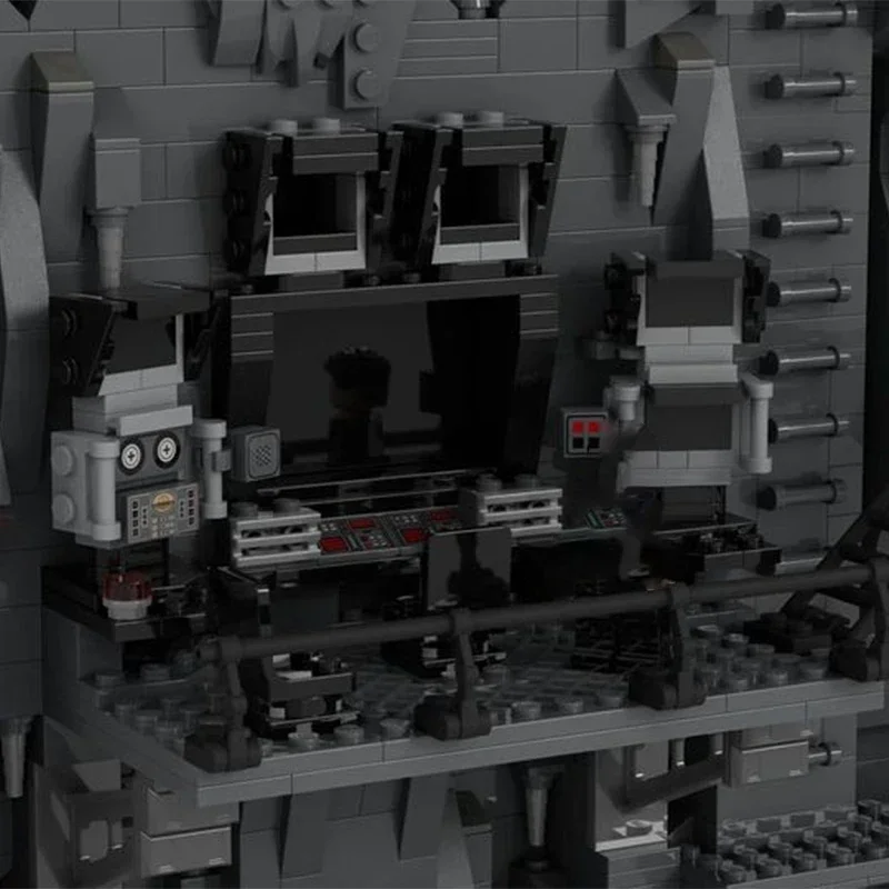 Популярная модель героя из фильма Moc строительные кирпичи Shadowbox технология Batcave