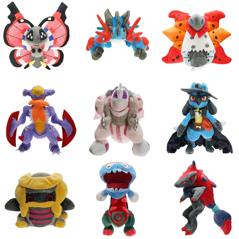 Pokemon Pikachu Coser серия плюшевый вивиллон Swampert чучела кукла зороарк Lucario Palkia Kawaii Плюшевые игрушки подарок для детей фанатов
