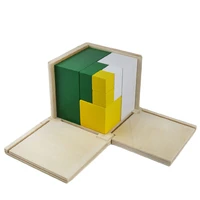 montessori materials matematica power of 2 cube montessori educational wooden toys sensory teaching for children learning l466f