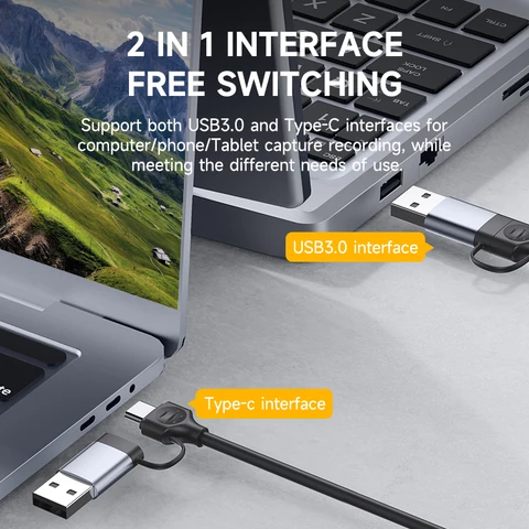 Hagibis Карта захвата USB 3.0 с PD 100 Вт