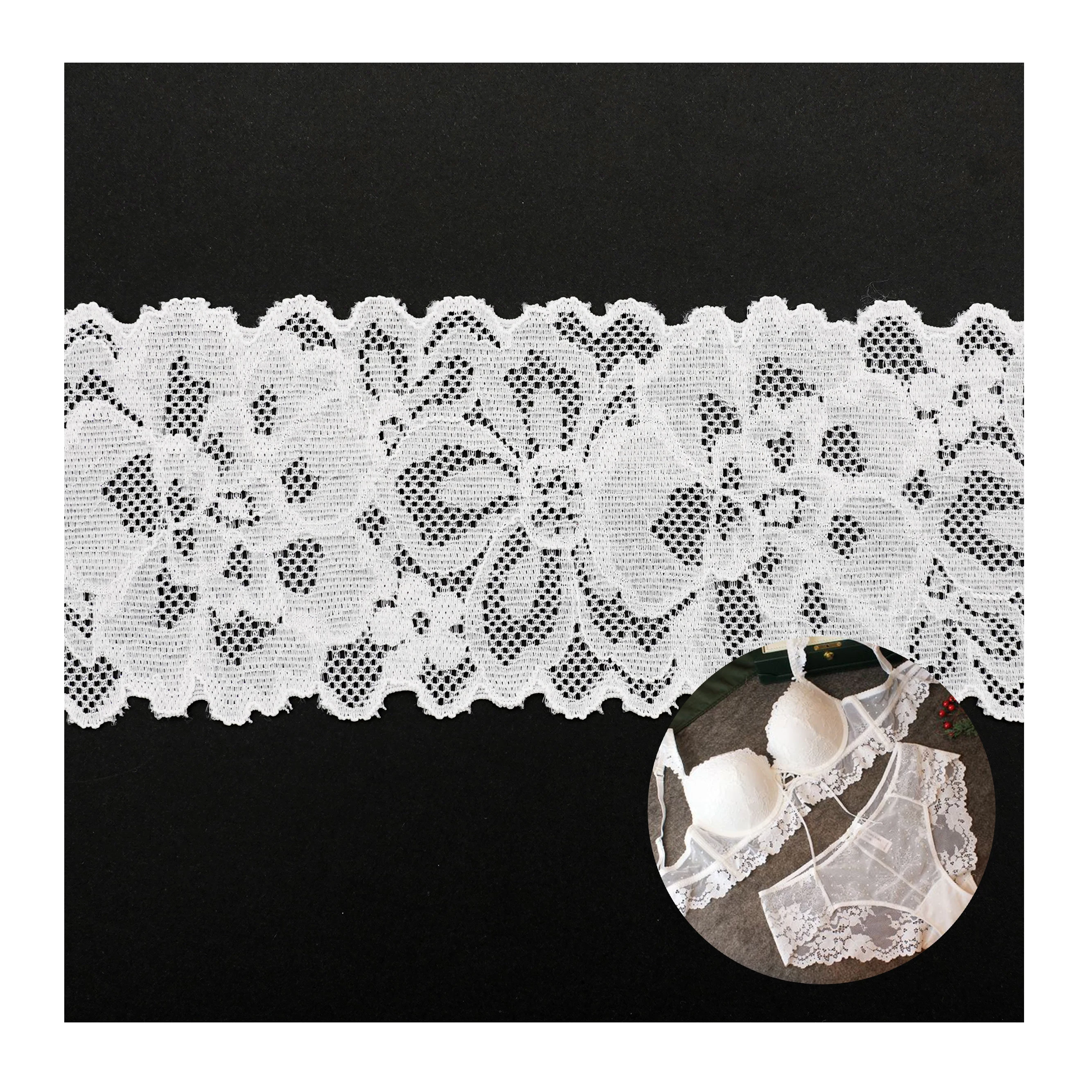 

Самый популярный в 2023 году набор кружевных бюстгальтеров и нижнего белья из эластичной нейлоновой ткани и спандекса