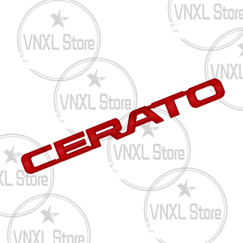

Стайлинг автомобиля для Cerato букв 3D металлические наклейки 3M клейкая подложка эмблема кузова багажника автомобиля наклейки с надписью аксессуары