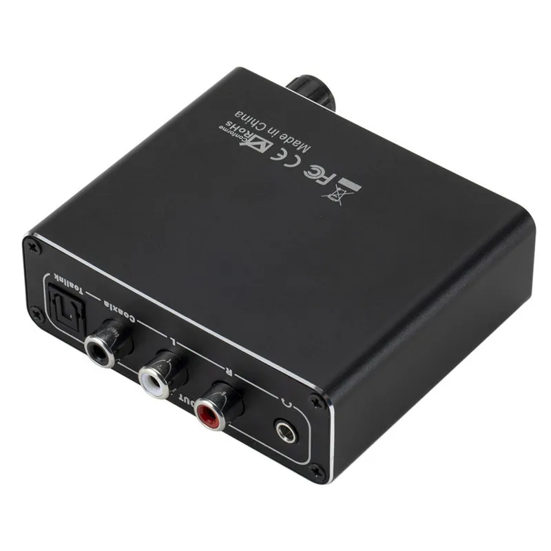 HIFI DAC Amp Digital To Analog Audio Converter Decoder 3.5mm AUX RCA Amplifier Adapter Toslink Optical Coaxial Output DAC 24bit enlarge