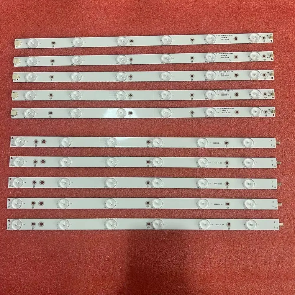 Светодиодная лента-подсветка 12LED для 43PUS6551 43PUS6401 LB43014 V0_00 43PUS6501 43PUS6101 43PUS6201 TPT430U3