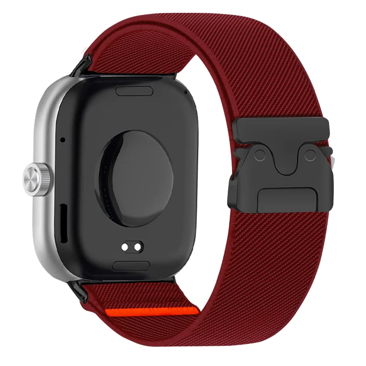 Фото Спортивный нейлоновый ремешок для Redmi Watch 6 5 4 с магнитной парашютной застежкой, эластичный браслет-ремешок для Xiaomi Mi Band 10 Pro 9 8 Pro №5