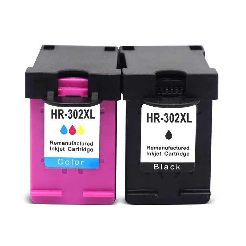Фото Переработанный картридж с чернилами 302XL для принтеров HP302 Deskjet 1110, 2130, 1112, 3630, 3632, 3830, 4650, 4652, 4528, 4527, 4523 №2