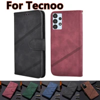 luxury flip leather phone case for tecno spark 7 5 15 pro 7t 8p 8t 15 premier air 16s 6 go 4 lite go 2021 2022 2020 stand cover